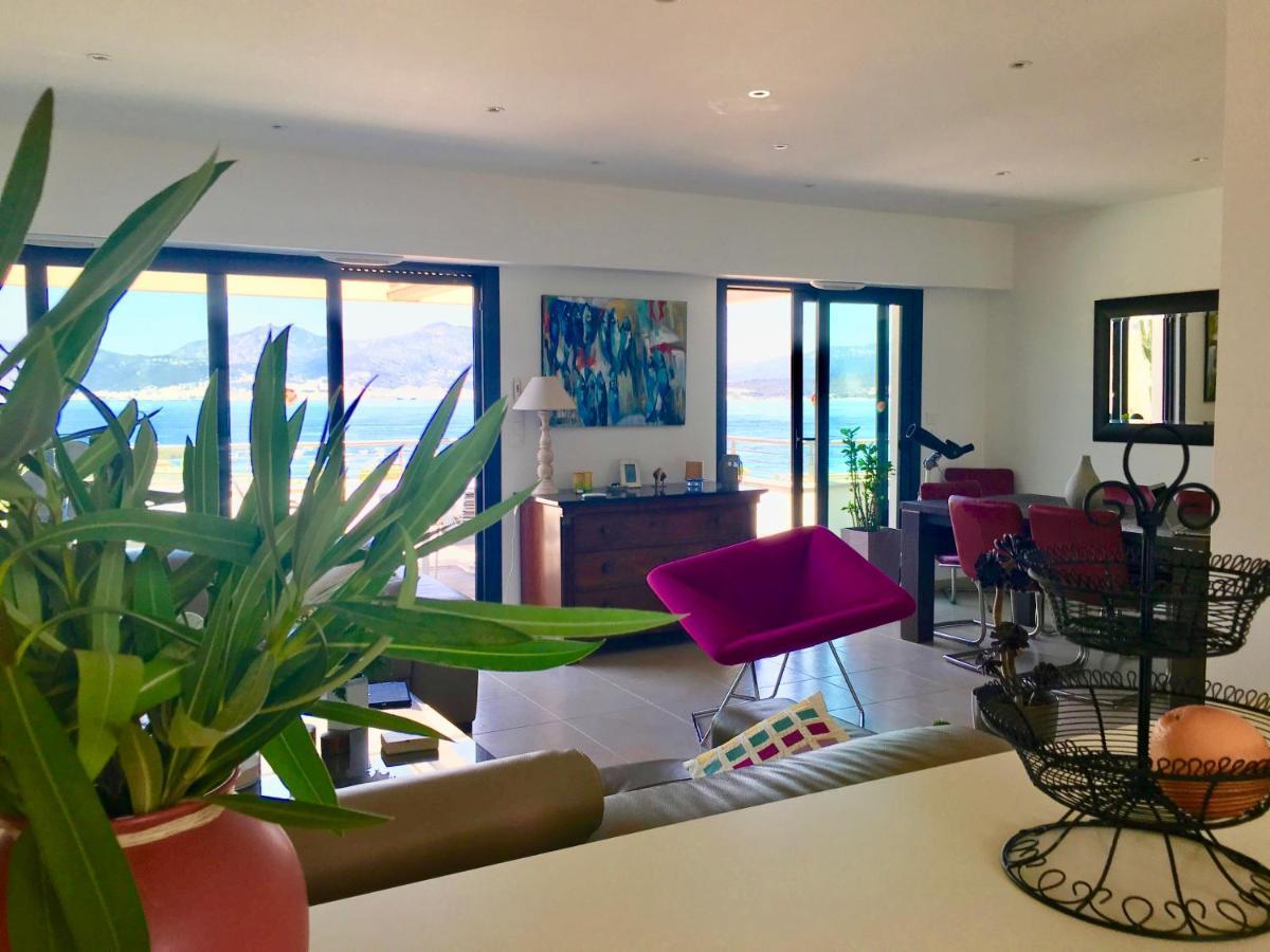 Apartamento Vue Magnifique Sur Baie Ajaccio Porticcio  Exterior foto