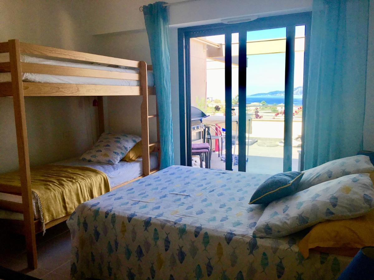Apartamento Vue Magnifique Sur Baie Ajaccio Porticcio  Exterior foto