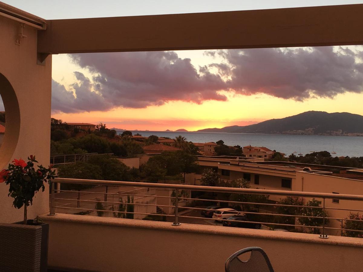 Apartamento Vue Magnifique Sur Baie Ajaccio Porticcio  Exterior foto