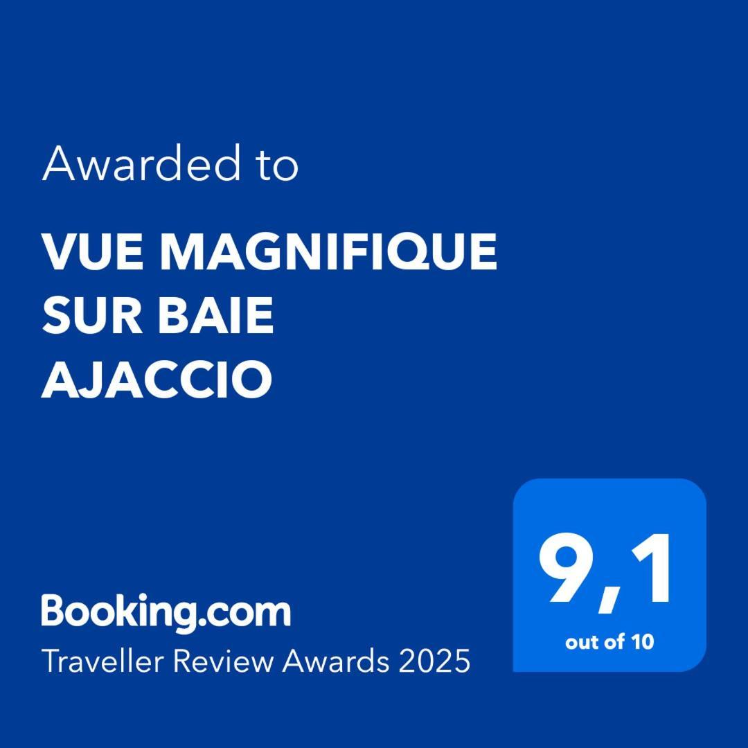 Apartamento Vue Magnifique Sur Baie Ajaccio Porticcio  Exterior foto